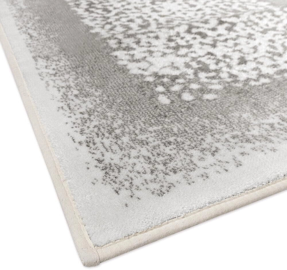 Tappeto Bagno Vintage Camera Scendiletto 60x100 Cm Morbido Cotone Assorbente Antiscivolo Grigio