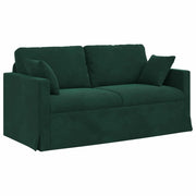 Divano | Divano da soggiorno | Sofa Verde Scuro 158 x 78 x 80 cm Velluto