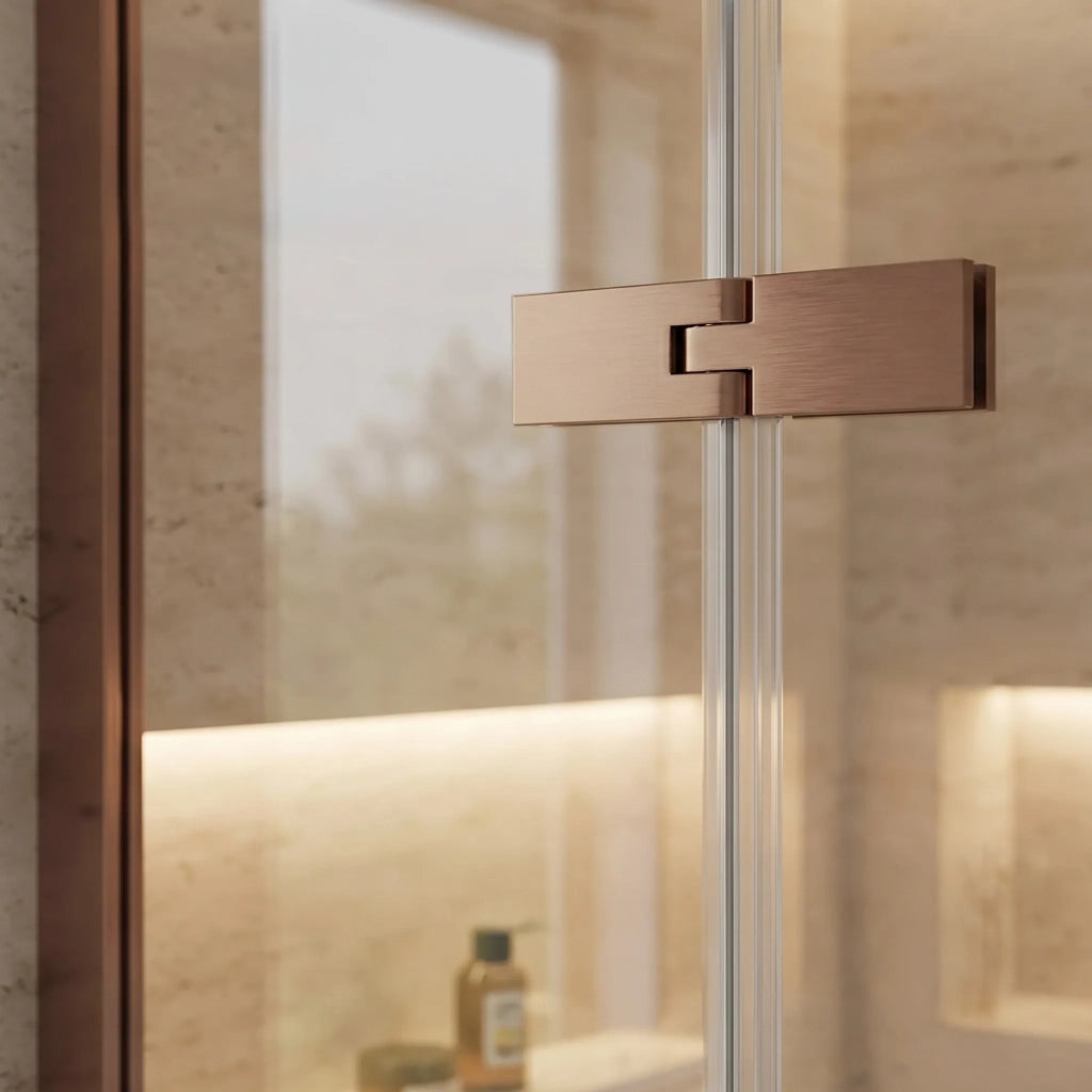 Cabina Doccia Rea Bruno 90x90 Brush Copper