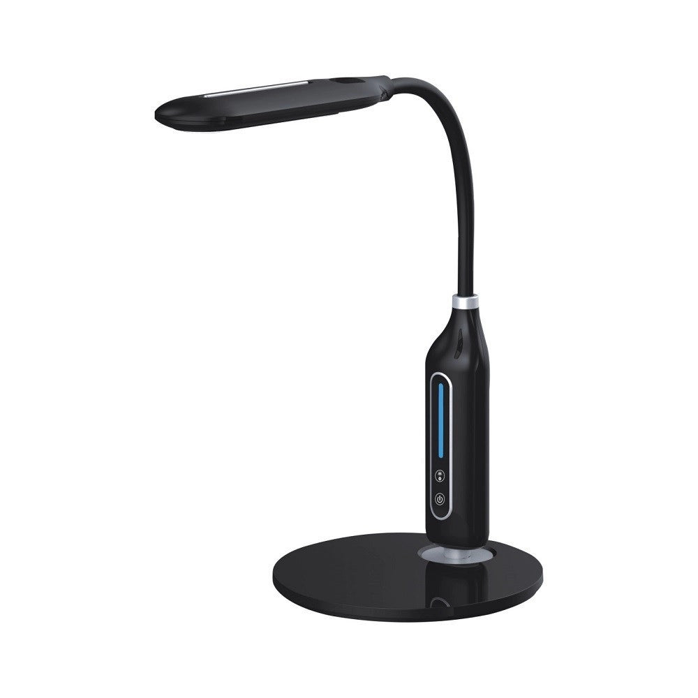 Trade Shop - Lampada Da Tavolo Scrivania Led Luce Touch Snodabile Dimmerabile 3 Modalita' -