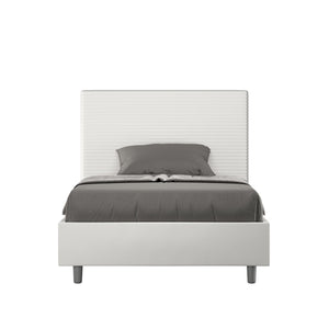 Letto 1 Piazza e Mezzo 120x210 cm Senza Rete Focus Bianco