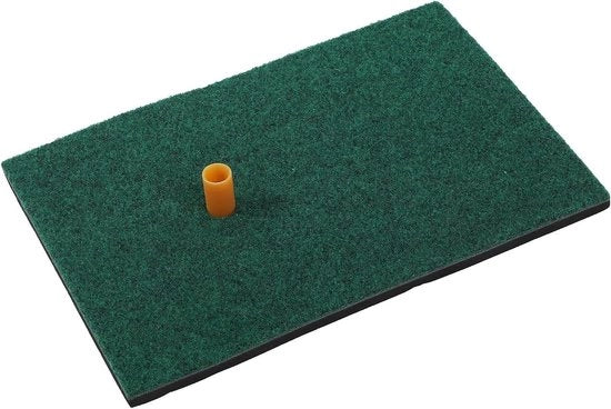 Matto di allenamento per golf da 30x20cm per uso indoor ed outdoor con superficie antiscivolo.