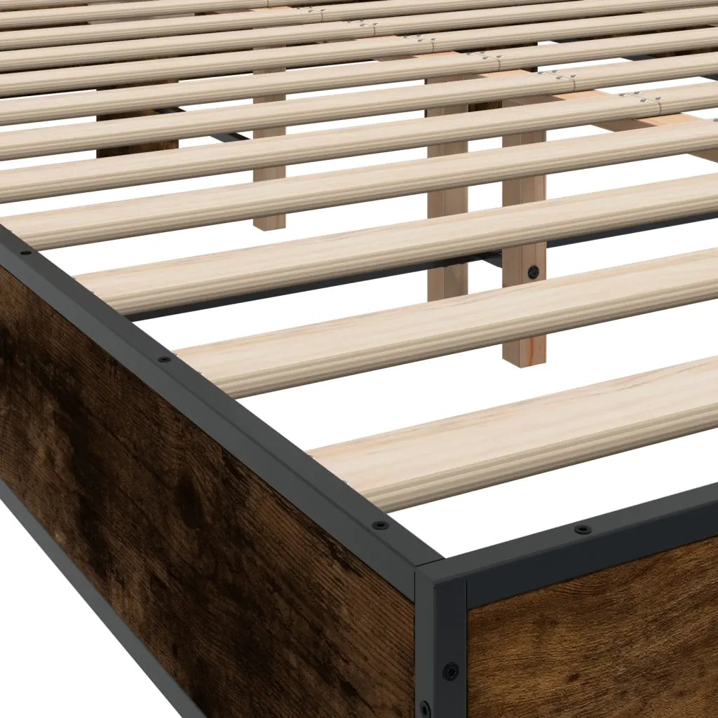 Giroletto Rovere Fumo 135x190 cm in Legno Multistrato Metallo 3280124