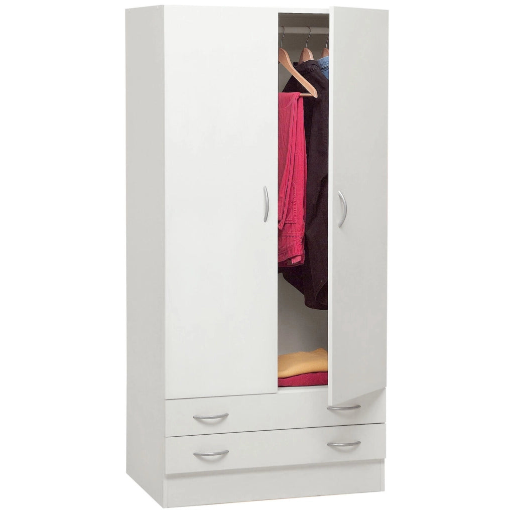 ARMADIO ESPRESSO 2 ANTE 82X47XH184CM BIANCO.