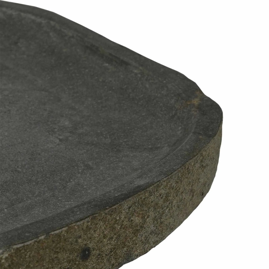 Lavabo Grigio 65 x 50 x 6 cm Pietra fiume 4103955