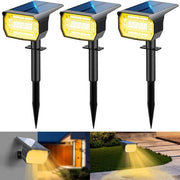 Illuminazione Solare per Giardino Spots a Terra - Illuminazione Solare per Giardino Energia Solare - Illuminazione Solare per Giardino Spots a Pugno - Spots per Pavimento Esterno per Giardino