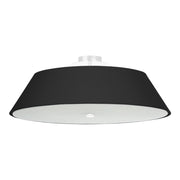 Plafoniera Serie VEGA 2BM Nero 60x60x25 cm 5x15W LED E27