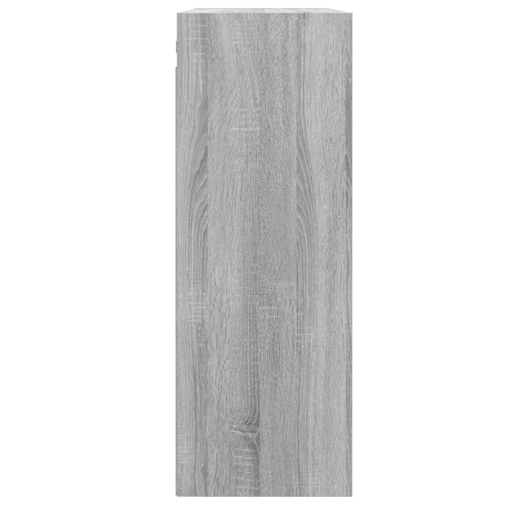 Armadietto Pensile a Parete Grigio Sonoma 69,5x32,5x90 cm cod mxl 23770