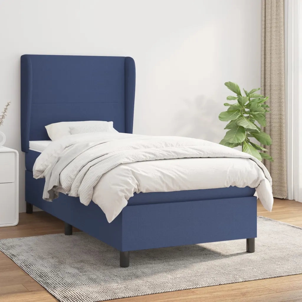 Giroletto a Molle con Materasso Blu 80x200 cm inTessuto cod mxl 34073