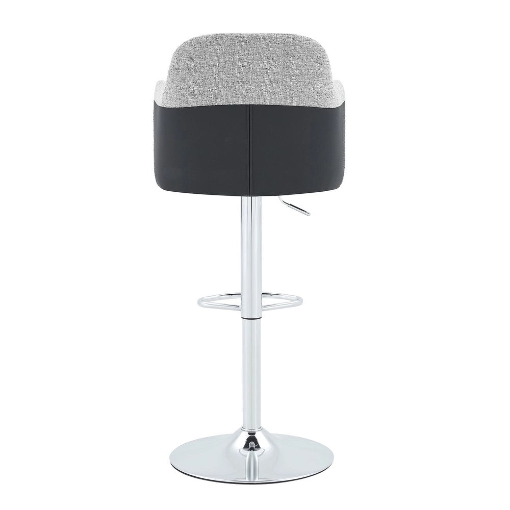 Set 2 Sgabelli da Bar Regolabili con Braccioli Girevoli ¨C MINIMAL ¨C Imbottiti, Moderni