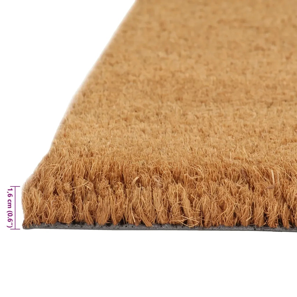 vidaXL Zerbino Naturale 80x100 cm in Fibra di Cocco