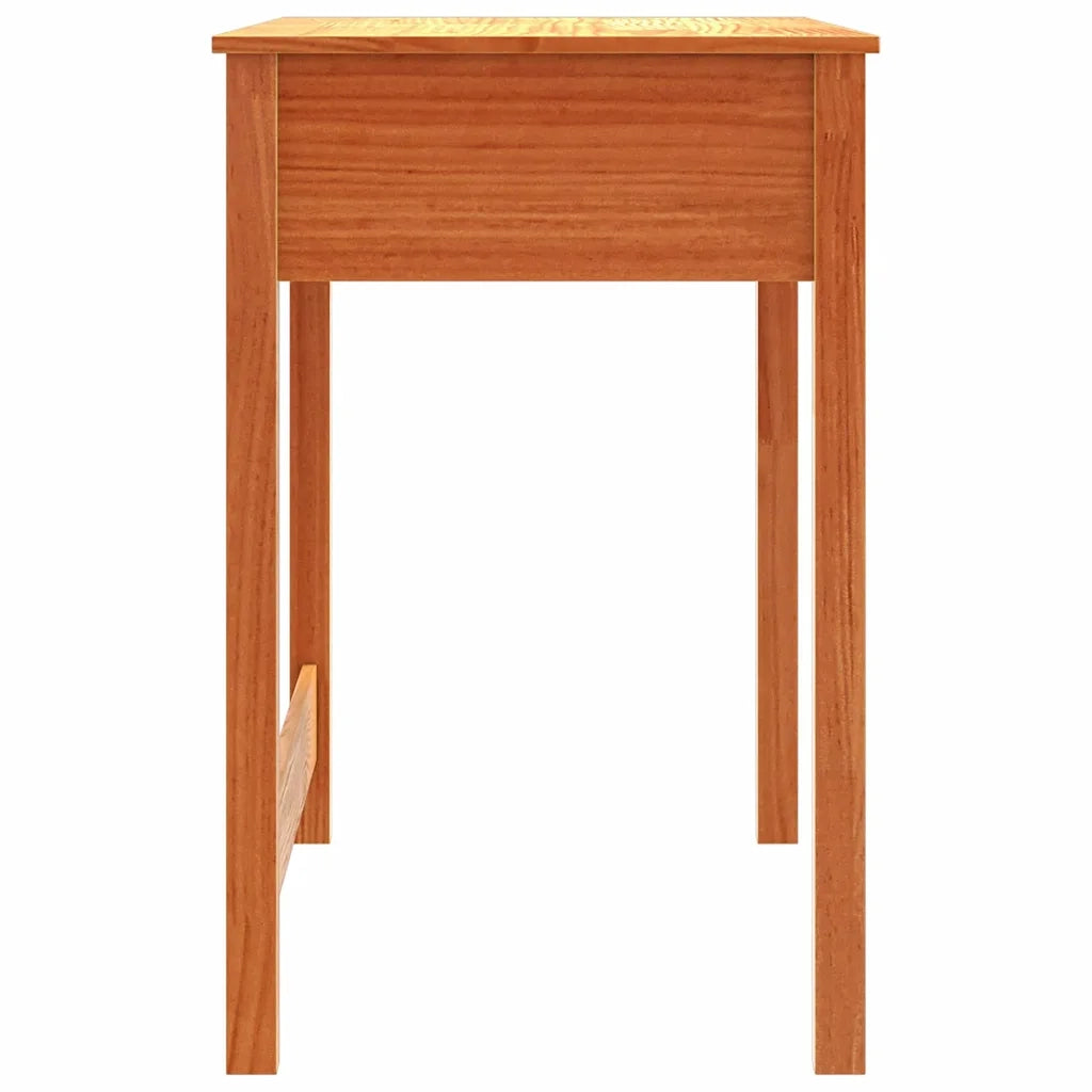 Scrivania Max Marrone 100 x 50 x 78 cm Pino massello