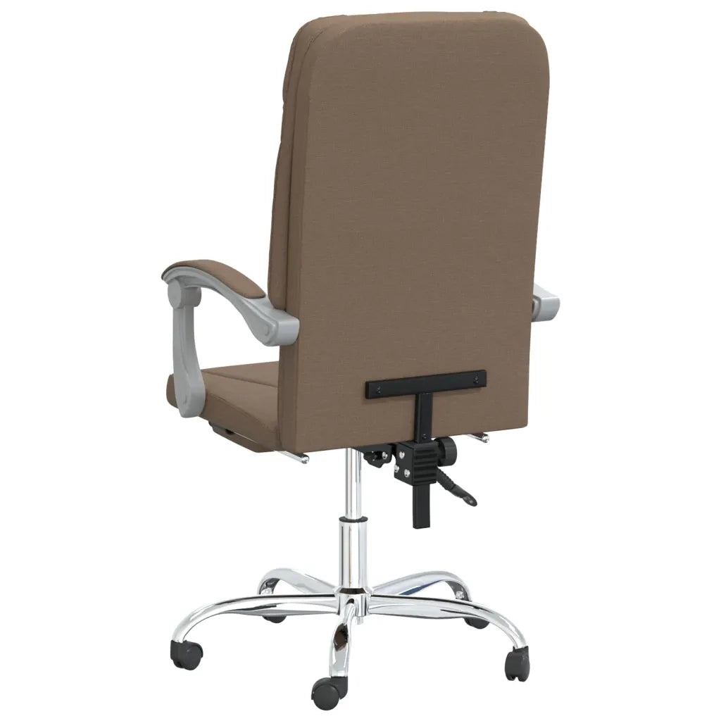 Poltrona da Ufficio Reclinabile Marrone in Tessuto cod mxl 26701
