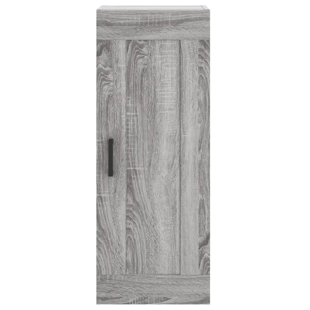 Credenza-Buffet-Armadio da cucina Grigio Sonoma 34,5x34x180 cm in Legno Multistrato 349539