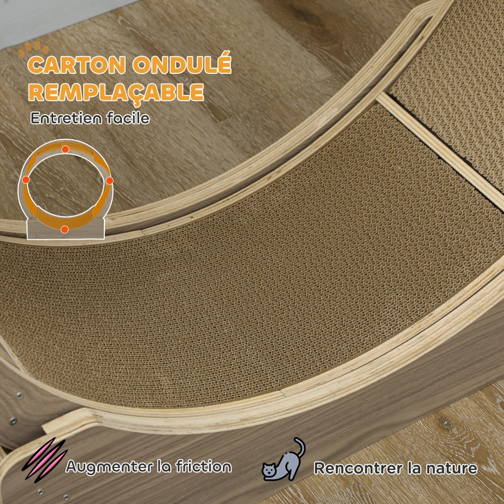 Ruota per Gatti ¨C Zephmum ¨C 91 cm Marrone