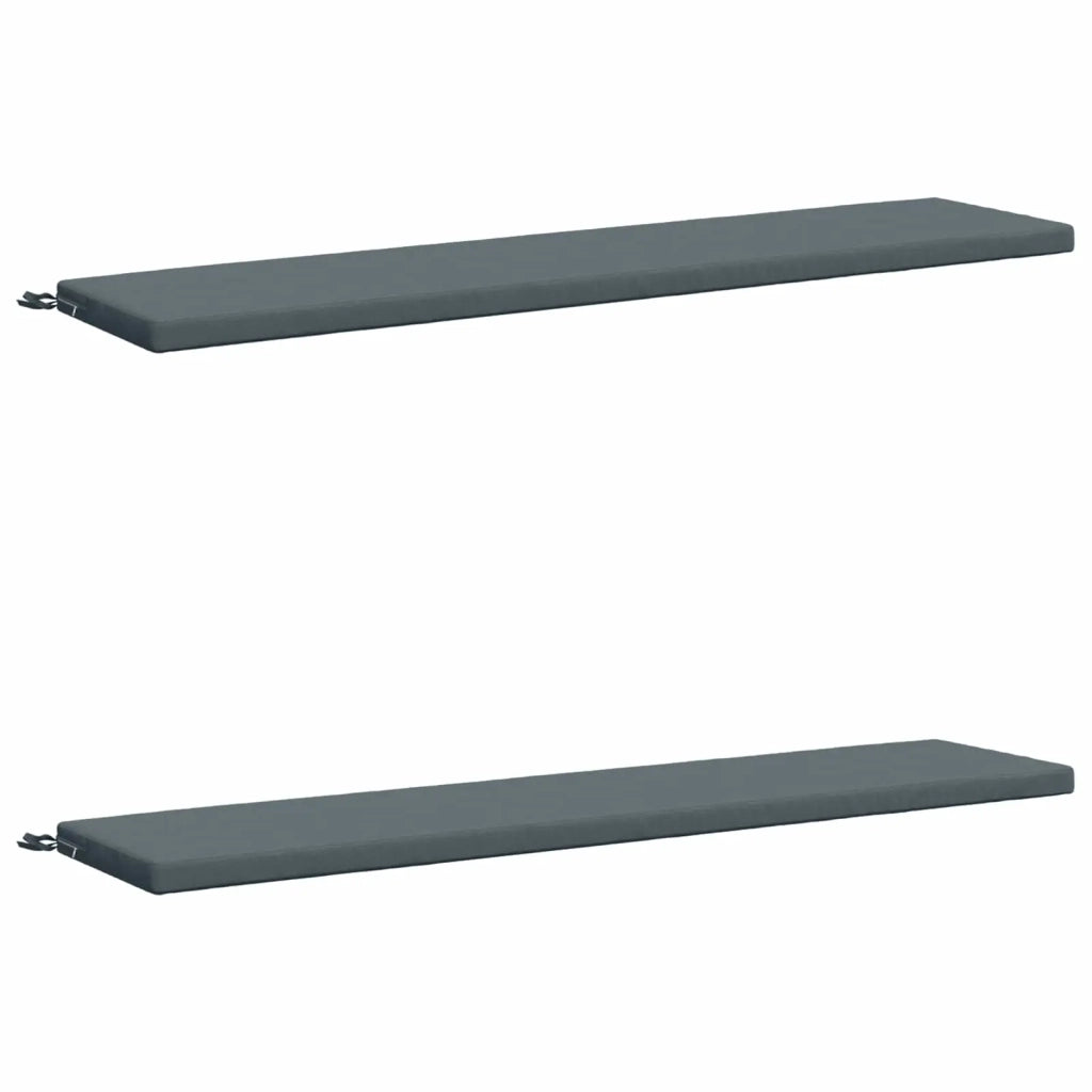 Cuscini per Panchina a 2 Pezzi SOEST 2 pz 100% Poliestere Blu 949207