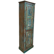 Credenziale in legno artigianale 57x36x191h cm