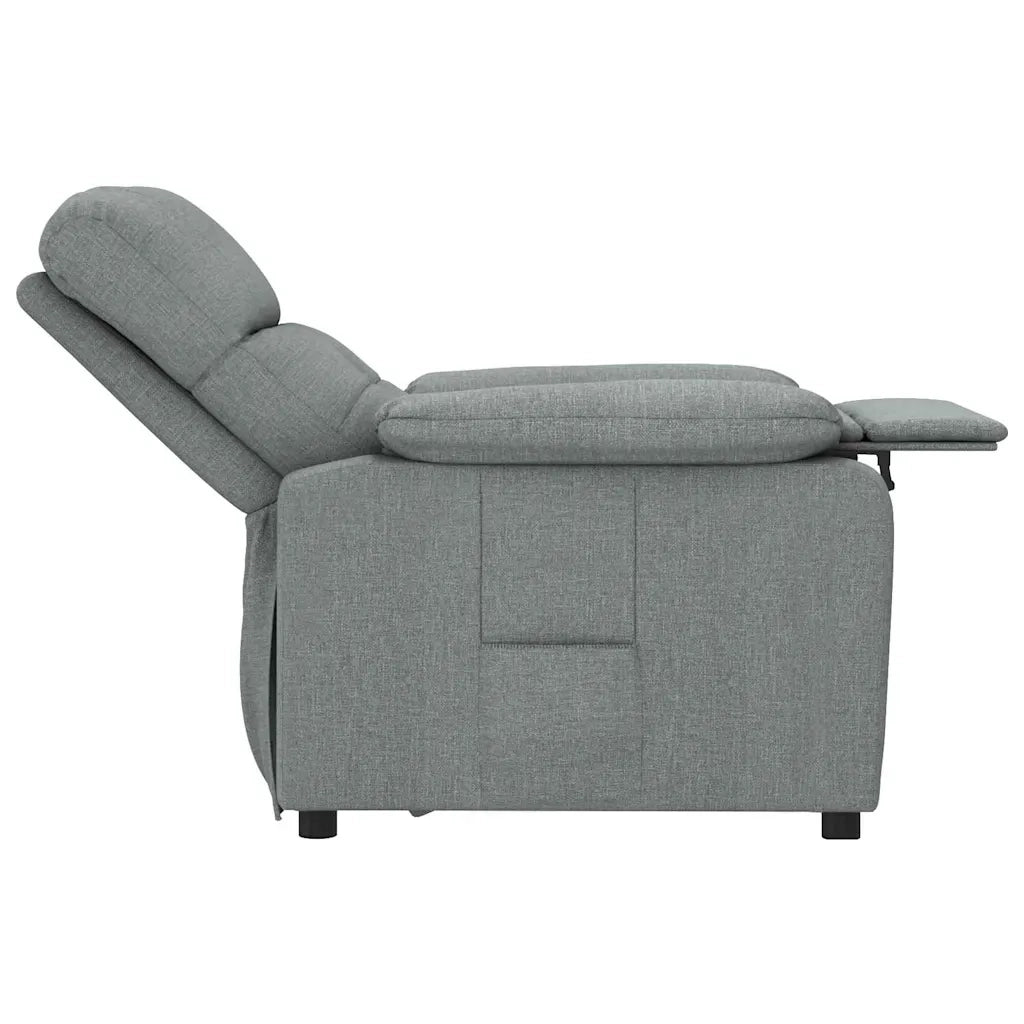 Divano Sedia-Poltrona Reclinabile in Tessuto Grigio Scuro 362720