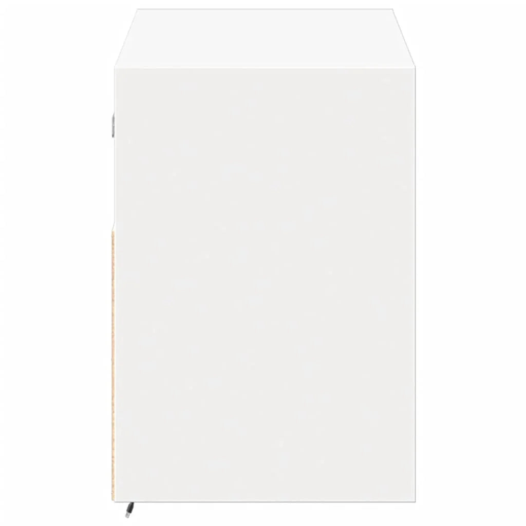 Mobile TV multimediale scaffale TV credenza mobile TV sala da pranzo soggiorno camera da letto mobile da parete con luci LED 100 x 31 x 45 cm bianco 02_0027844