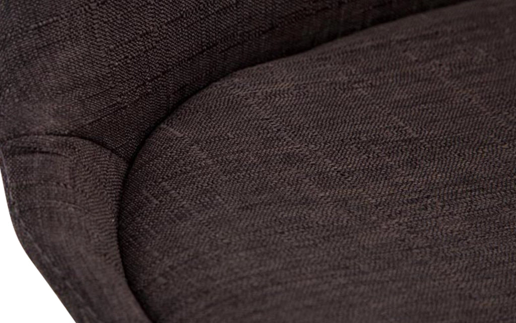 Sedia Borneo Tessuto V2 grigio scuro,natura