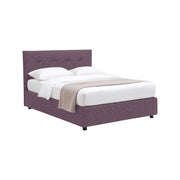 Oxford, Letto Matrimoniale Sfoderabile Made in Italy, Viola Lilla