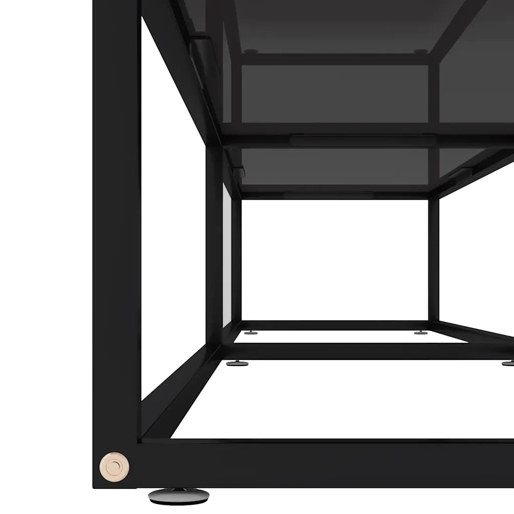 Mobile TV | Armadietto TV | Mobile Porta TV Nero 200x40x40,5 cm in Vetro Temperato