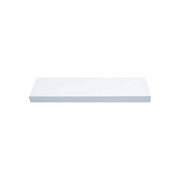 MENSOLA RETTANGOLARE 'ECOPAN' 100x20 cm - spess. 1,8 cm - col. Bianco