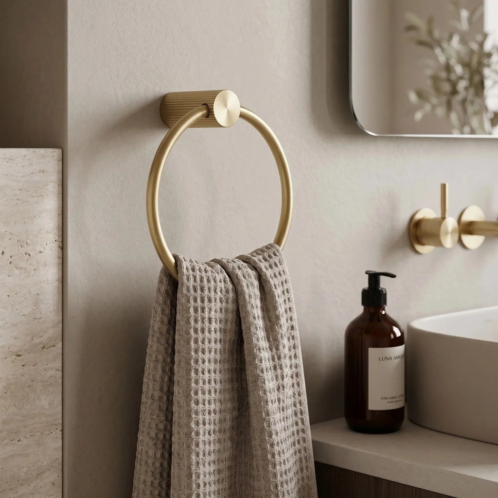 Appendino Da Bagno Ring 64106 Solo Brush Gold