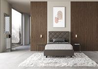 Letto 1 Piazza e Mezzo 120x190 cm Senza Rete Priya Cappuccino