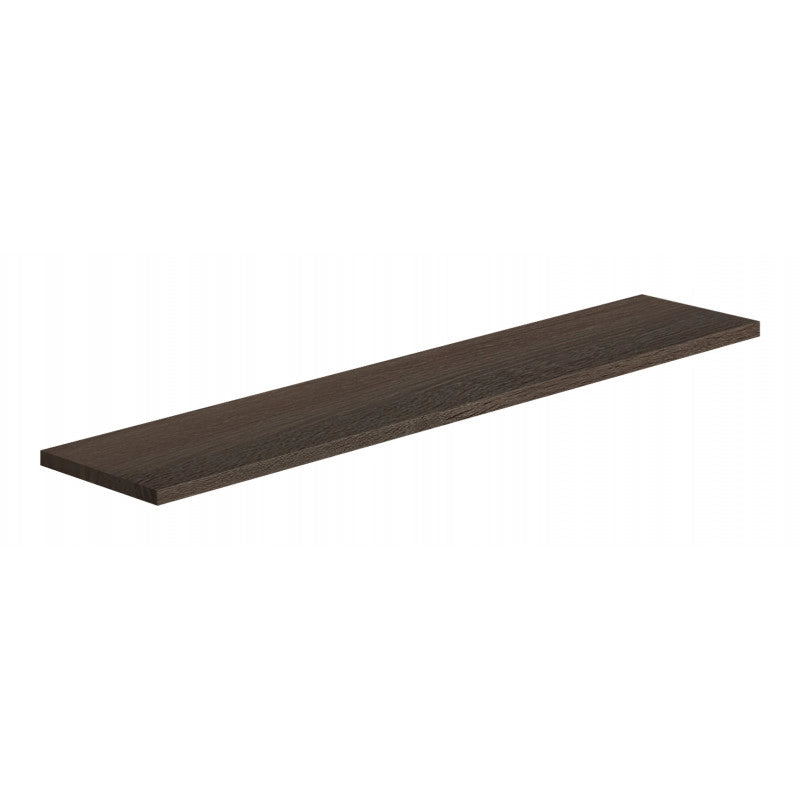 Mensola da Muro, Scaffale Legno, Mensola da Parete, Noce, 76x15,5x1,8 cm - Smart