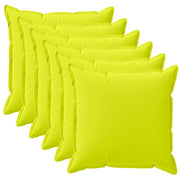 Federa 6 pcs HOUTEN Verde brillante. 40 x 40 cm Poliestere 916901