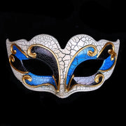 Maschera facciale a metà per festa, maschera per partito, maschera da indossare, maschera, 1 pezzo, blu
