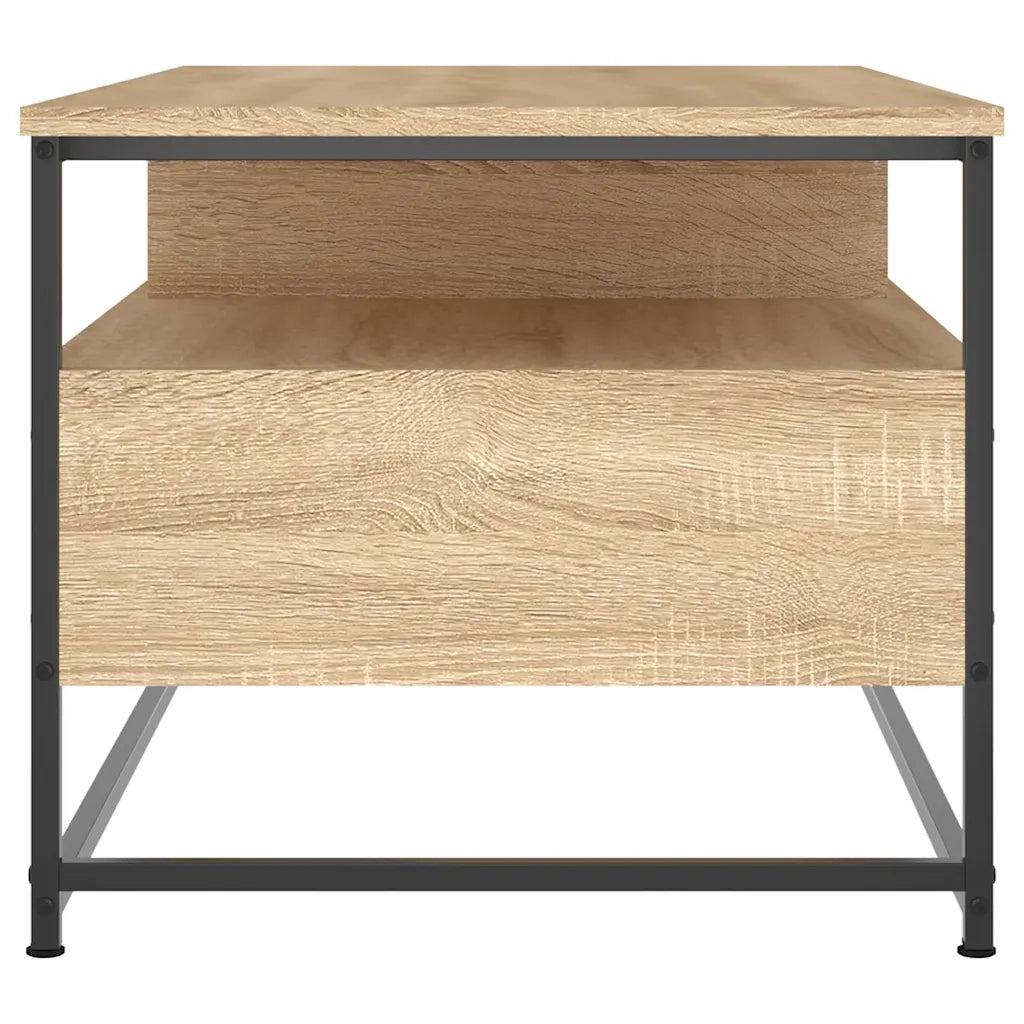 Tavolino da Salotto-Tavolino da soggiorno-Tavolo Rovere Sonoma 100x51x45cm Legno Multistrato 834218