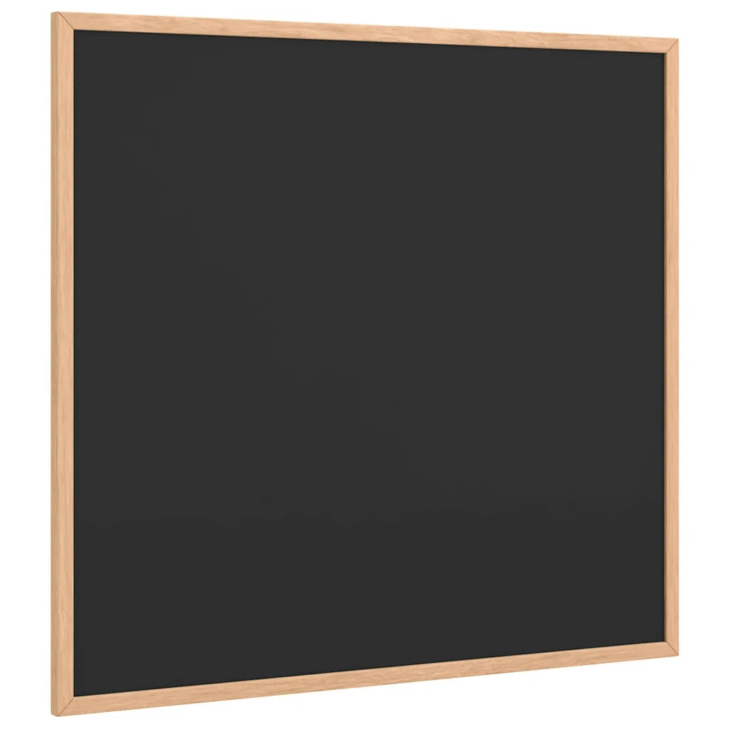 Lavagna con cornice in legno massello di pino nera 60x55 cm CFW2169994