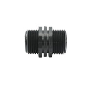 Raccordo maschio filettato uguale D1x1 pollici PN16 bar per sistemi di irrigazione.