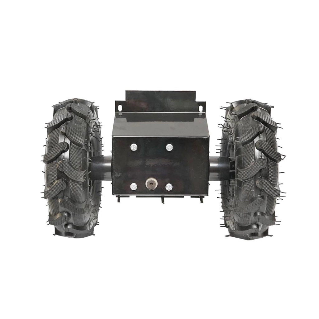 Parte anteriore assemblata con ruote per falciatrice rotativa DISBP79 Breckner Germany