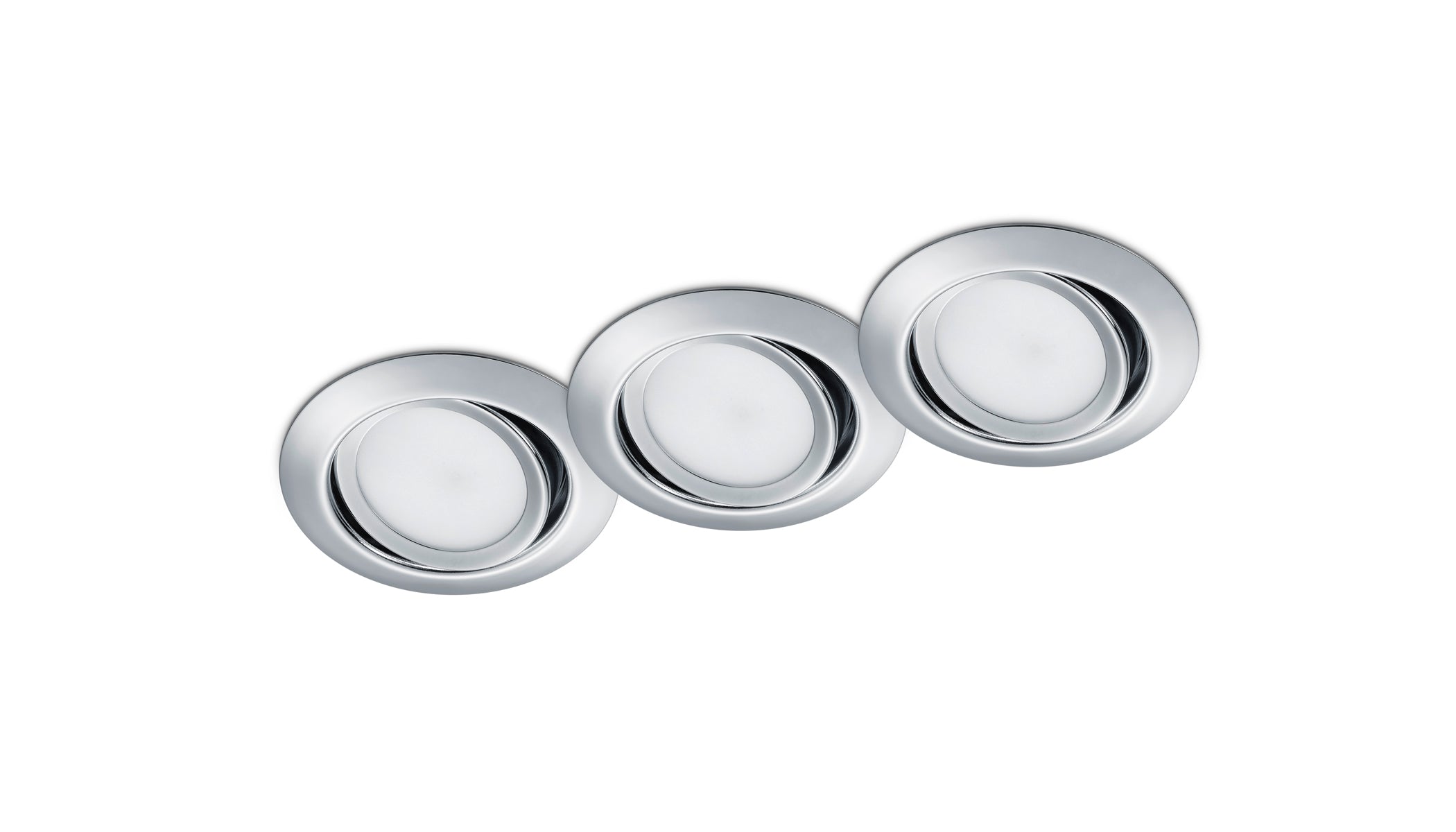 Illuminazione da Incasso da Interno a LED in Metallo Cromo