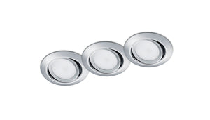 Illuminazione da Incasso da Interno a LED in Metallo Cromo