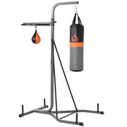 Supporto per Sacco da Boxe con Piedi ¨C zephmum ¨C Nero, Acciaio, con Sacco di Velocit¨¤
