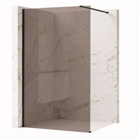 Parete Doccia Rea Flexi Brown / Black 110