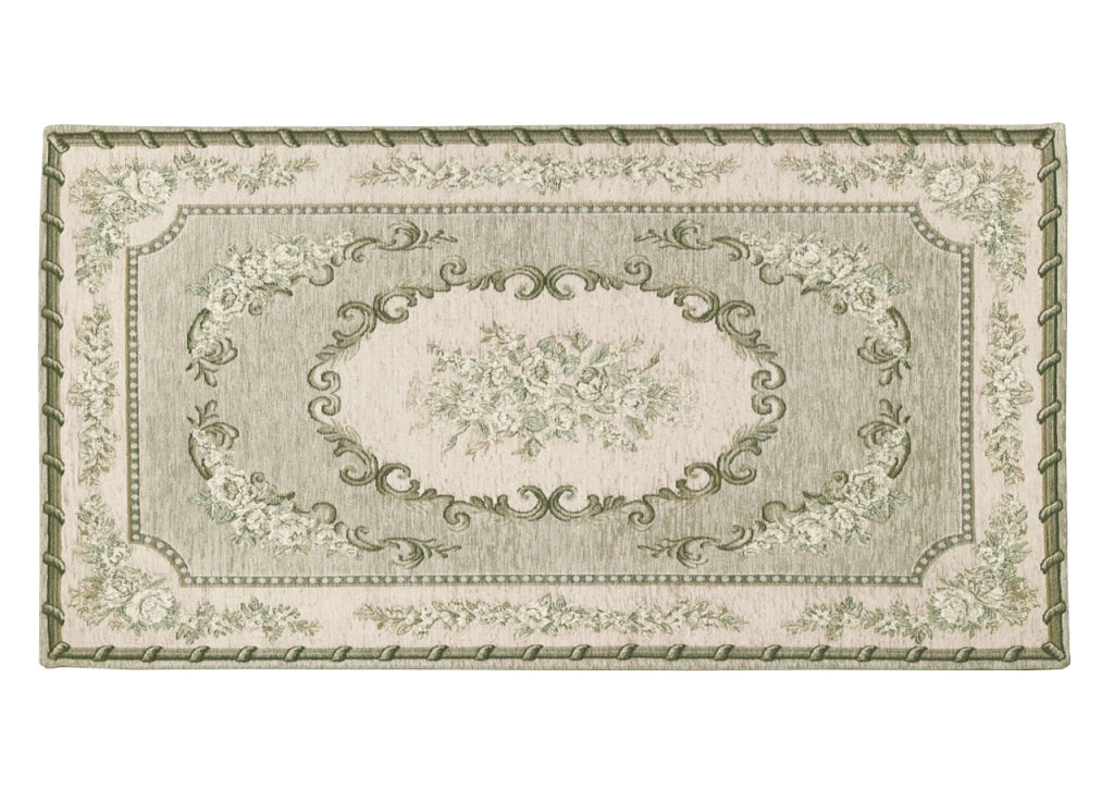 Tappeto Velour Antiscivolo Disegno Operà By Suardi - 175x240 - Verde