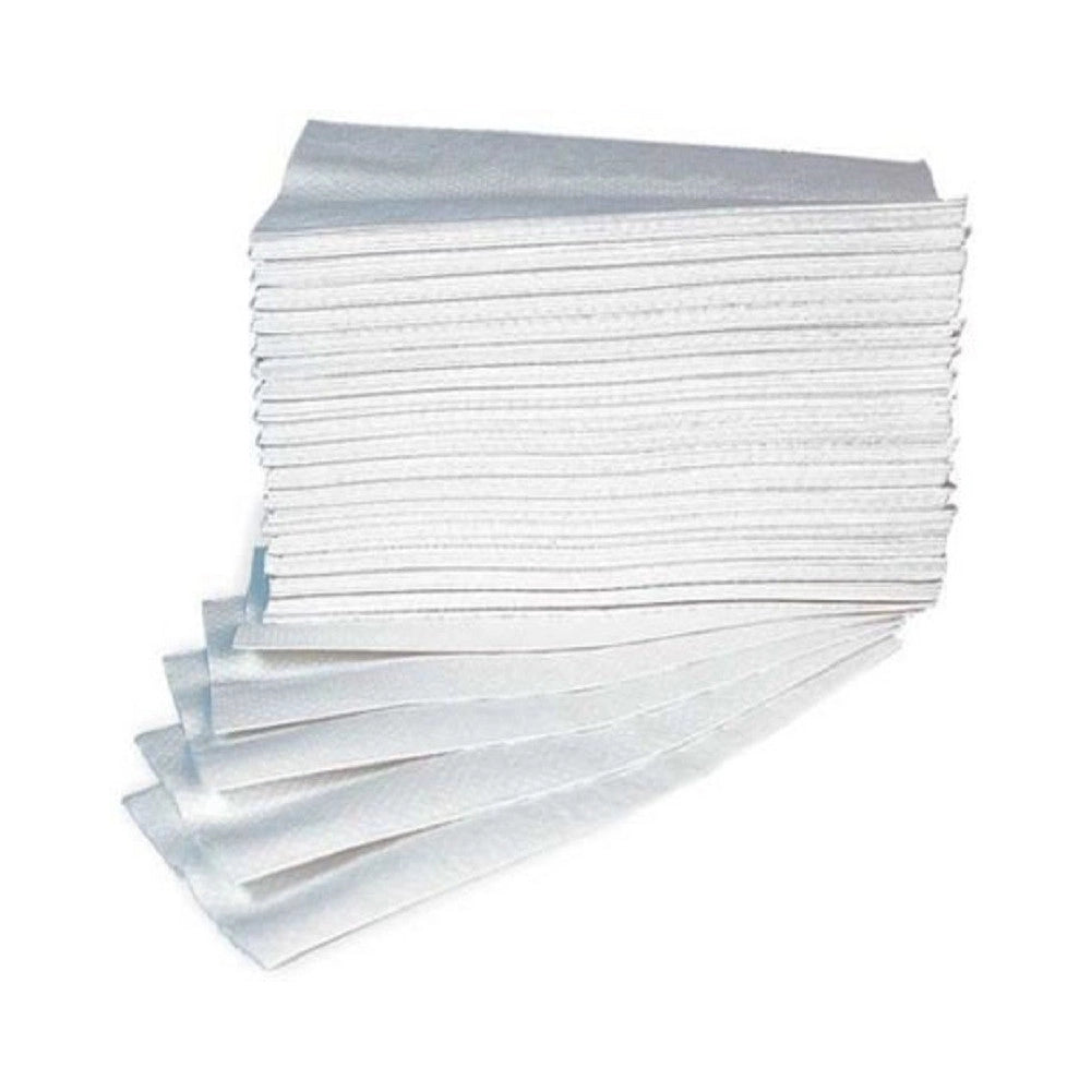 Trade Shop - 60pz Asciugamani In Carta A Secco Monouso Ripiegati Singoli 40x70cm Usa Getta -