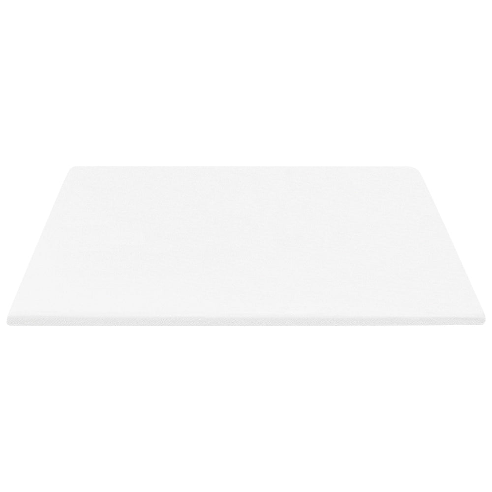 Coprimaterasso in schiuma bianca 160 x 200 cm morbido comfort