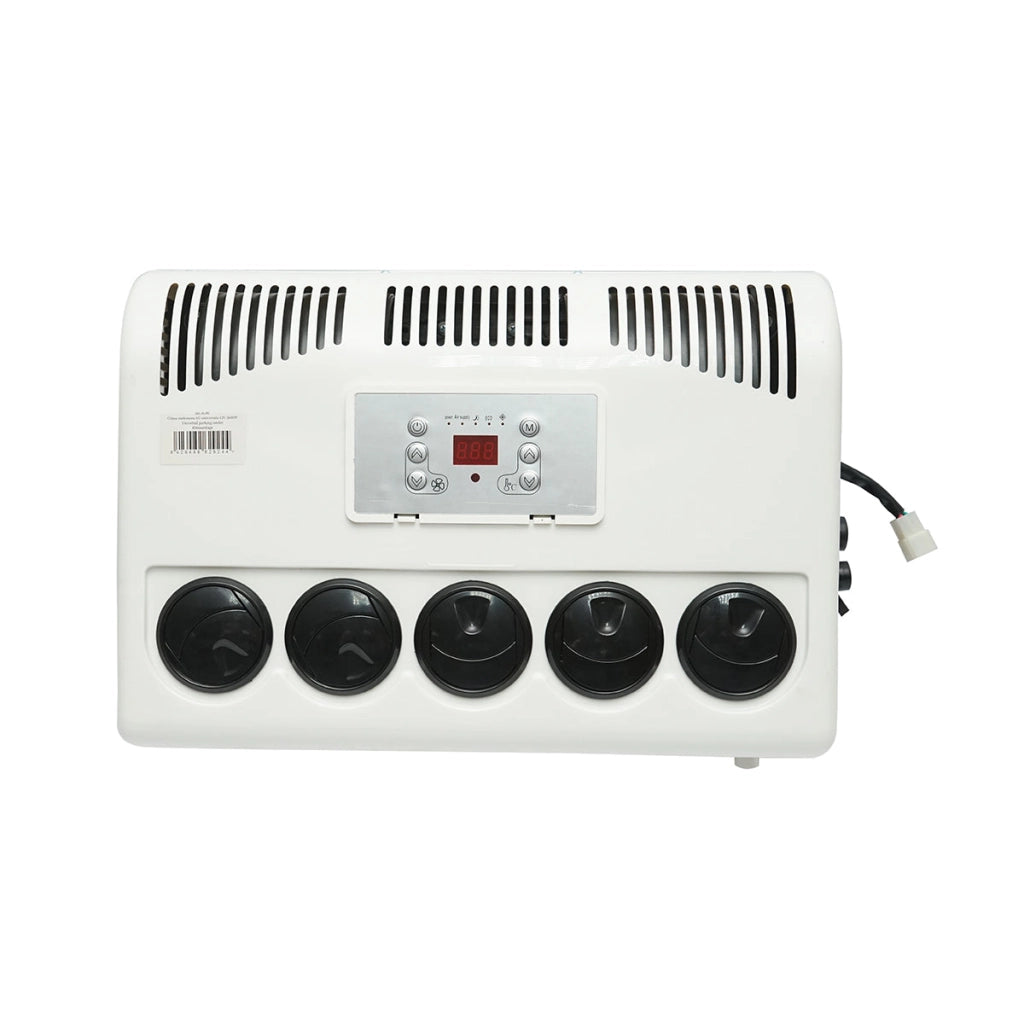 Climatizzatore fisso per macchinari industriali AC universale 12V 2400W con telecomando – Condizionatore d'Aria Climatizzatore Adatto Camion Autobus Camper Caravan