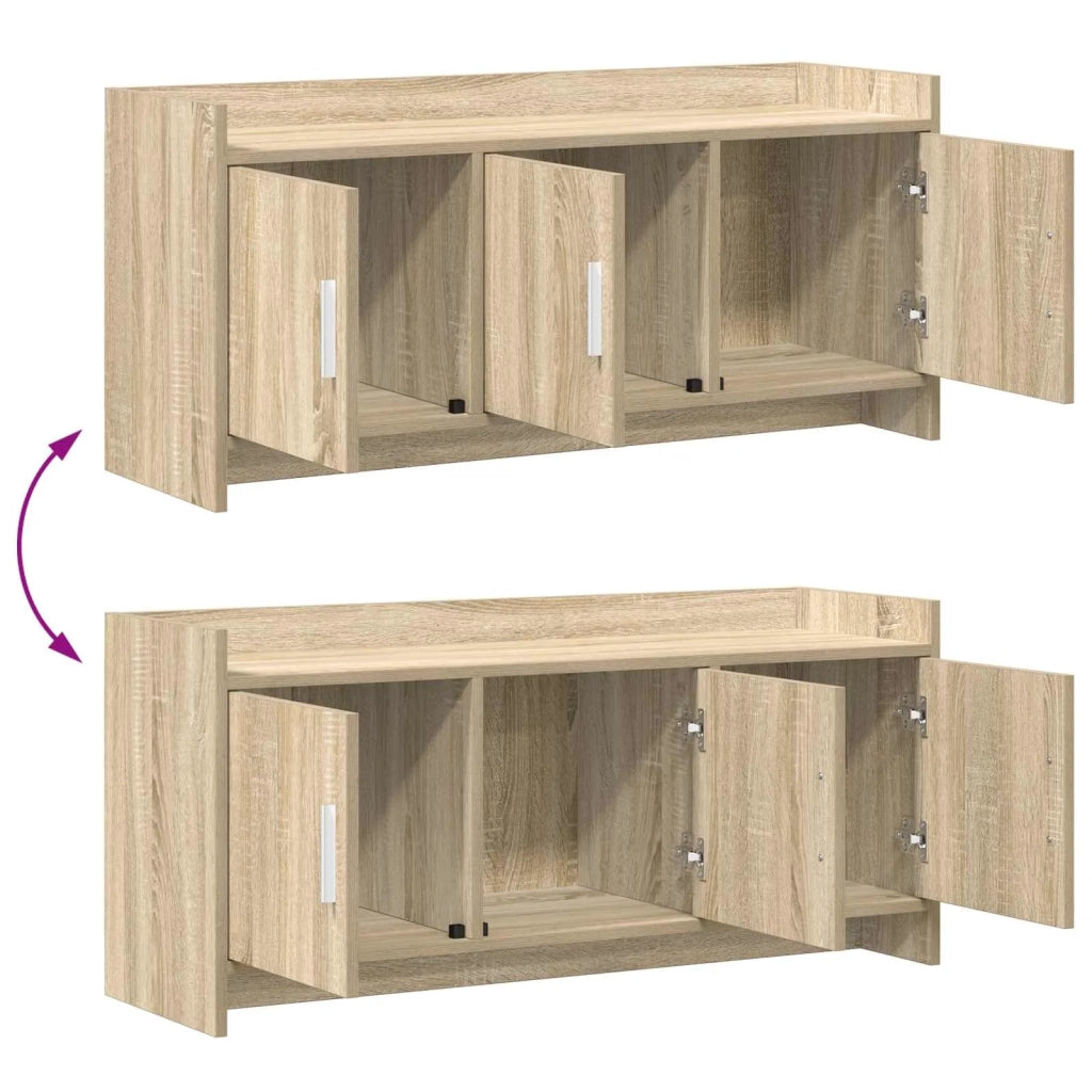 Mobile TV 102 x 33 x 47 cm Rovere Sonoma Legno ingegnerizzato 8011189