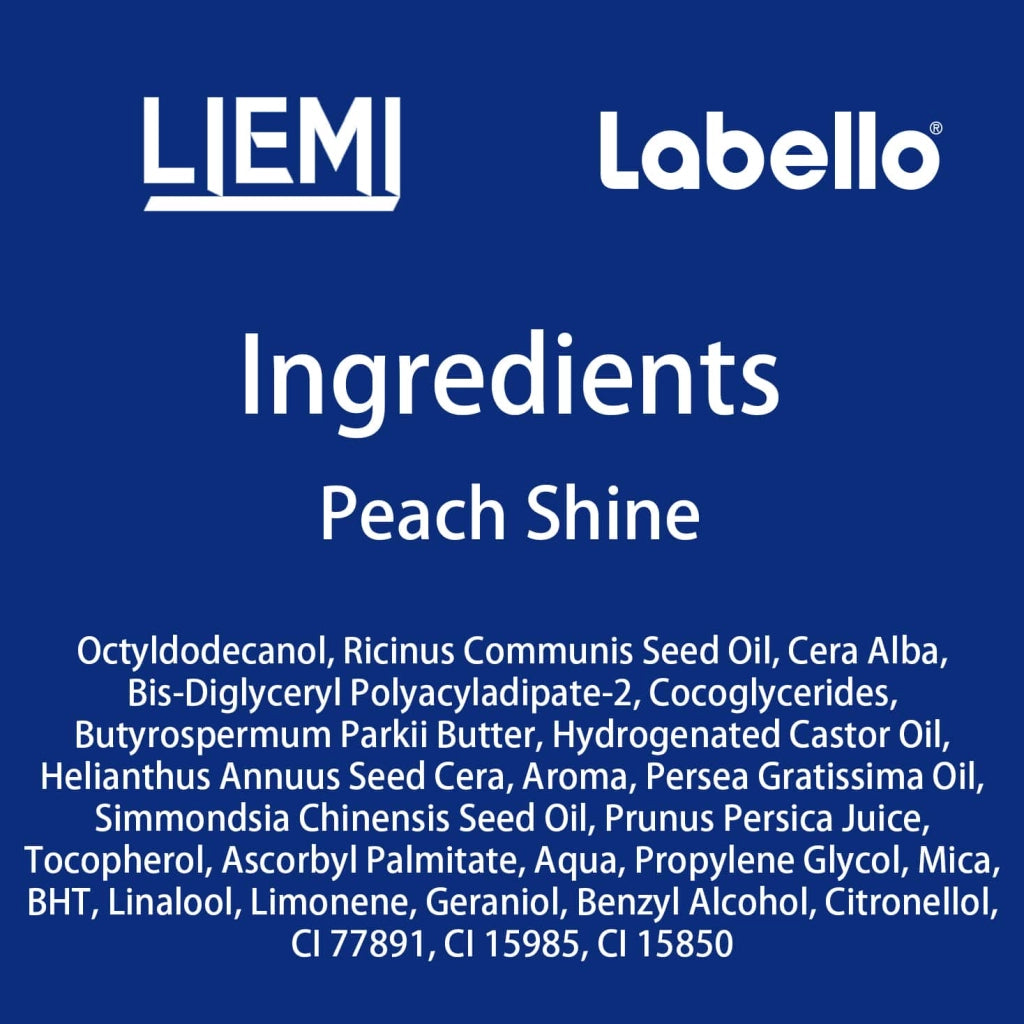 Burrocacao Balsamo Idratante per Labbra Morbide, Peach Shine, Labello