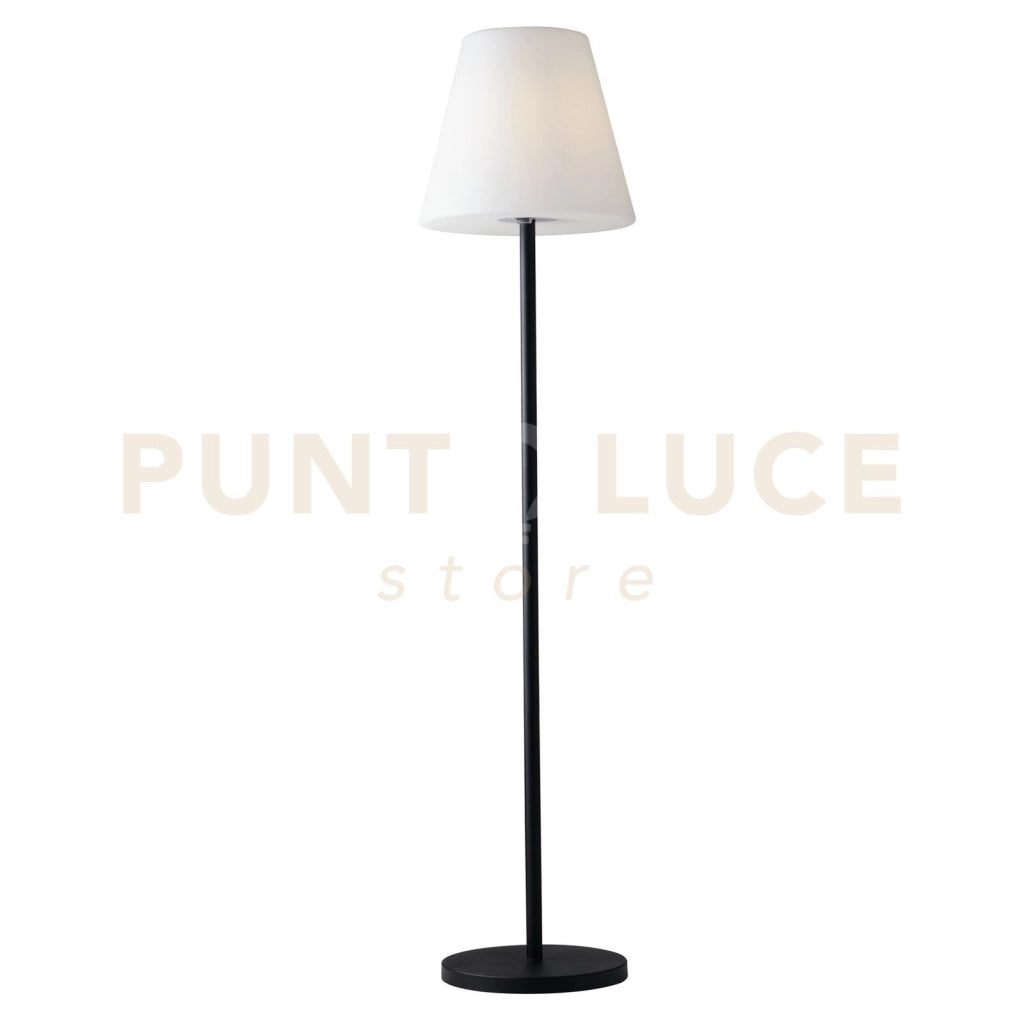 PIANTANA DA GIARDINO GECO ANTRACITE E BIANCA 1 LUCE ATTACCO E27 IP44 34X153CM CAVO 250CM