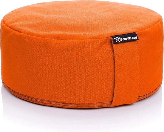 Cuscino Yogacentrale con Impugnatura di Avena Naturale per Meditazione e Seduta