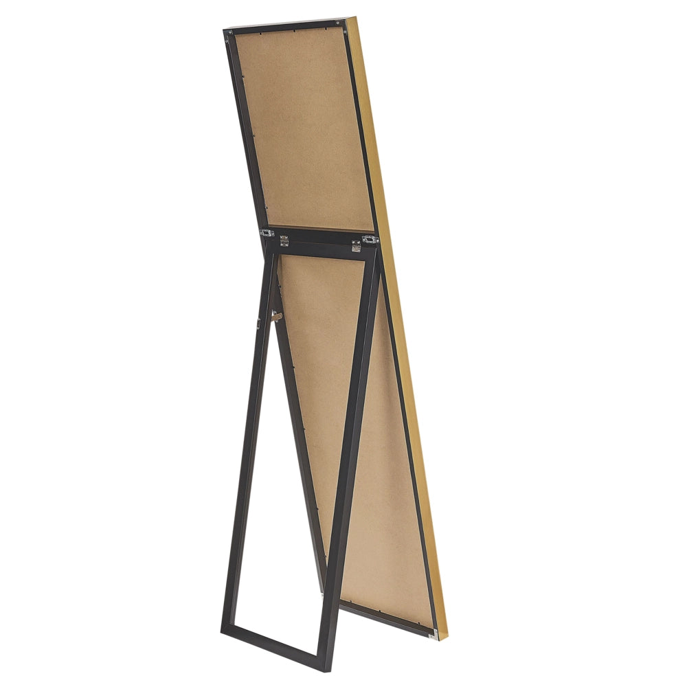Specchio da terra con cornice dorato 40 x 140 cm in stile moderno