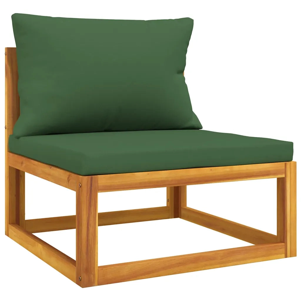 Salotto da Giardino-Set Divani da Giardino 2pz con Cuscini Legno Massello di Acacia 407829